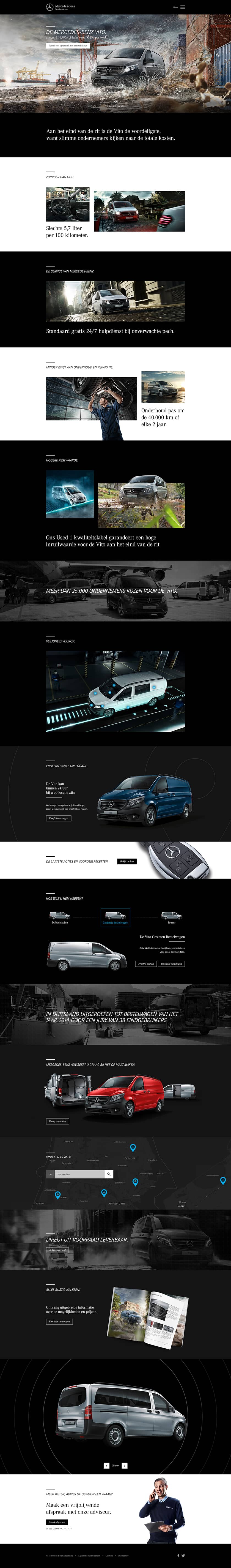 Discover the different variations of the Mercedes-Benz Vito