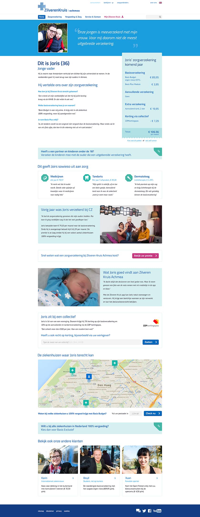 Showcasing what other people in your situation choose to do