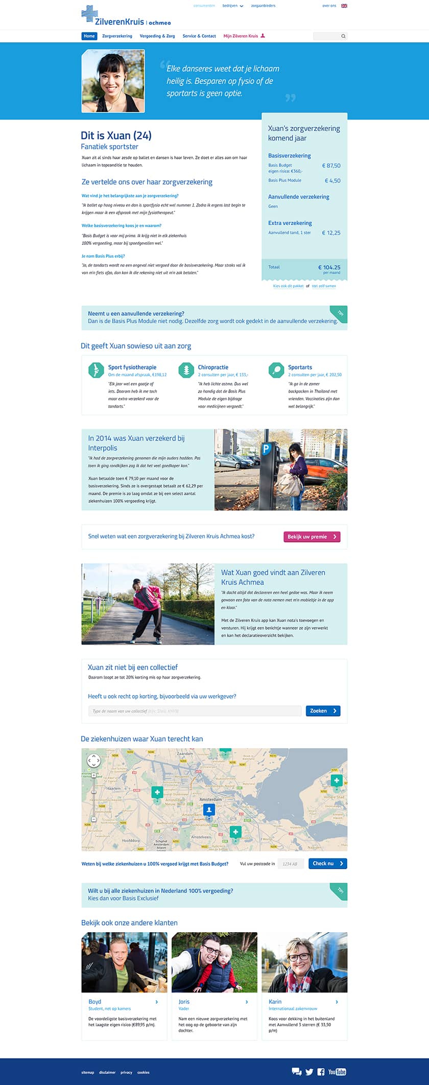 Showcasing what other people in your situation choose to do